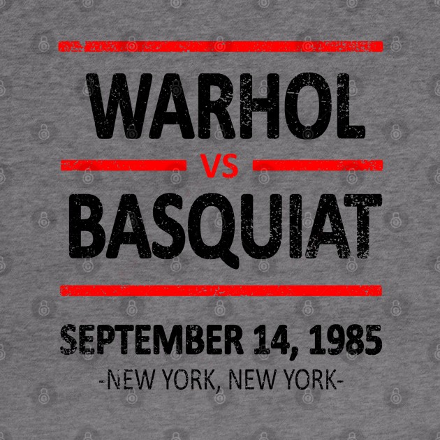 Warhol vs Basquiat by smithrenders